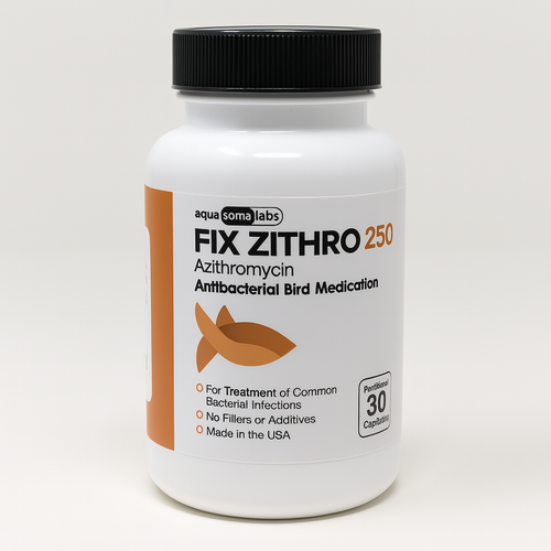 Fix Zithro Azithromycin 250mg – 30 Tablets | Fish Antibiotics – Needy Fish